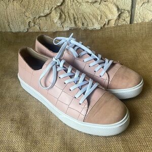 Kaanas shoes Pink sneakers, Tennis Blush Size 8 Leather